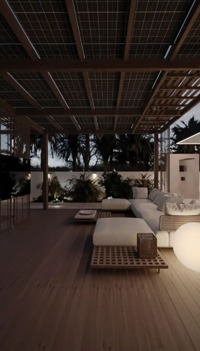 Lux rooftop gallery