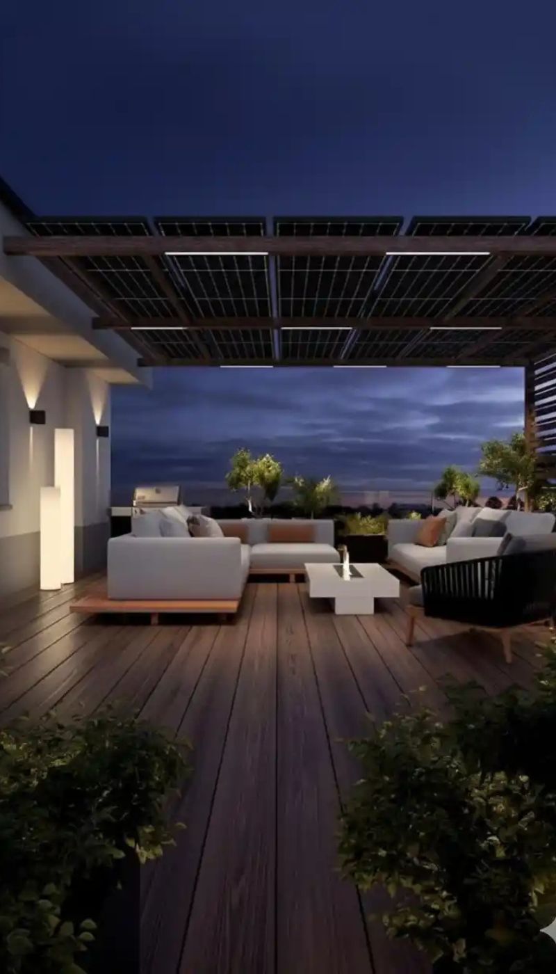 Lux rooftop gallery